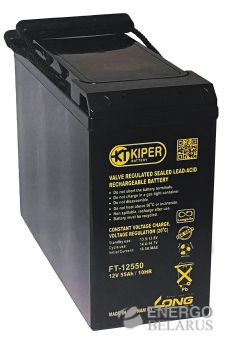 Батарея аккумуляторная Kiper FT-12550 12V/55Ah
