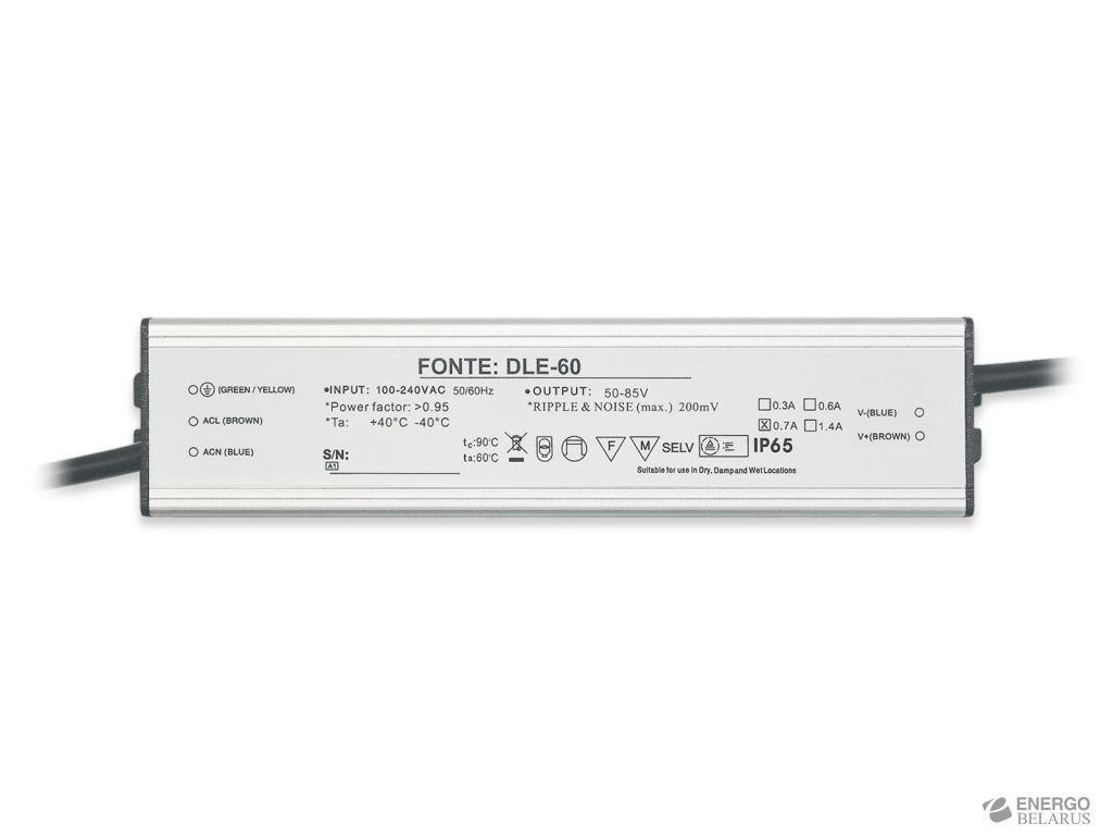 Источник питания Fonte DLE-60-0,7-IP65