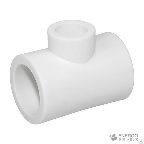 Тройник полипропиленовый редукционный 75/63/75 (16/2) Valfex белый