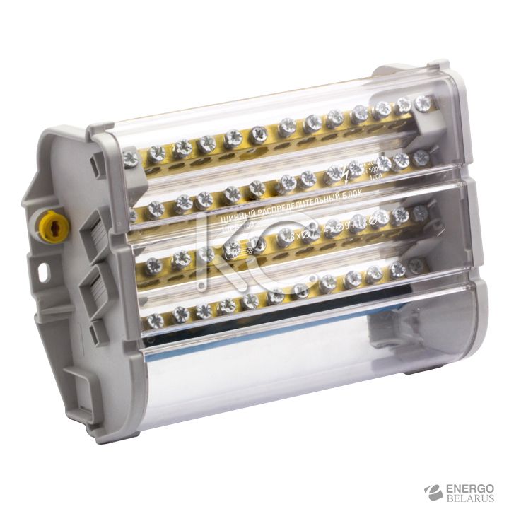 Блок распределительный на DIN-рейку РБ (шинный)-160А-КС