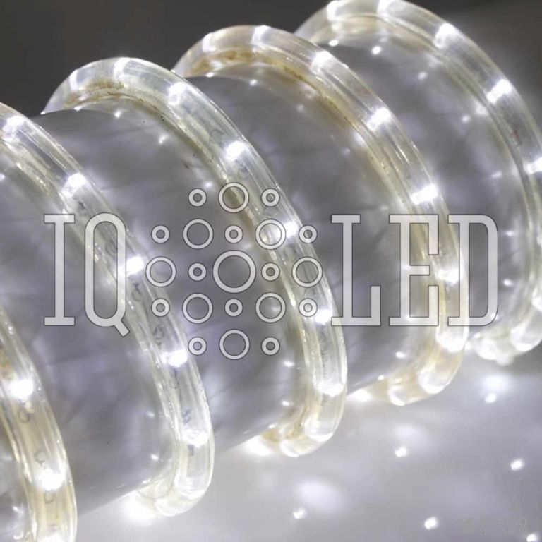 Дюралайт круглый 2W 240V белый, 13мм, 2М