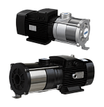 Горизонтальные многоступенчатые насосы с проточной частью из нерж. стали KQDS