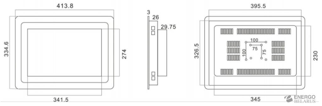 Компьютер промышленный панельный Wecon WPC-170403A, 17 дюймов