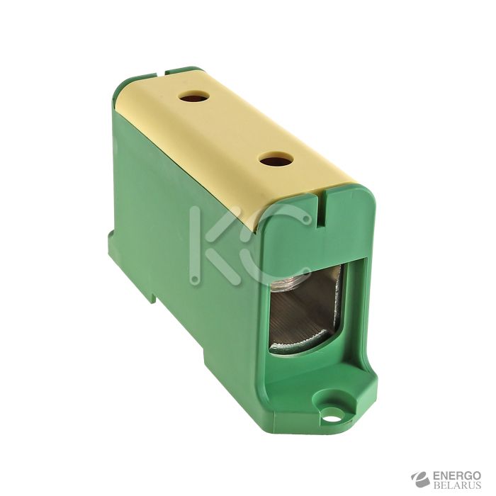 Клемма вводная силовая КВС 35-240 желто-зеленая КС