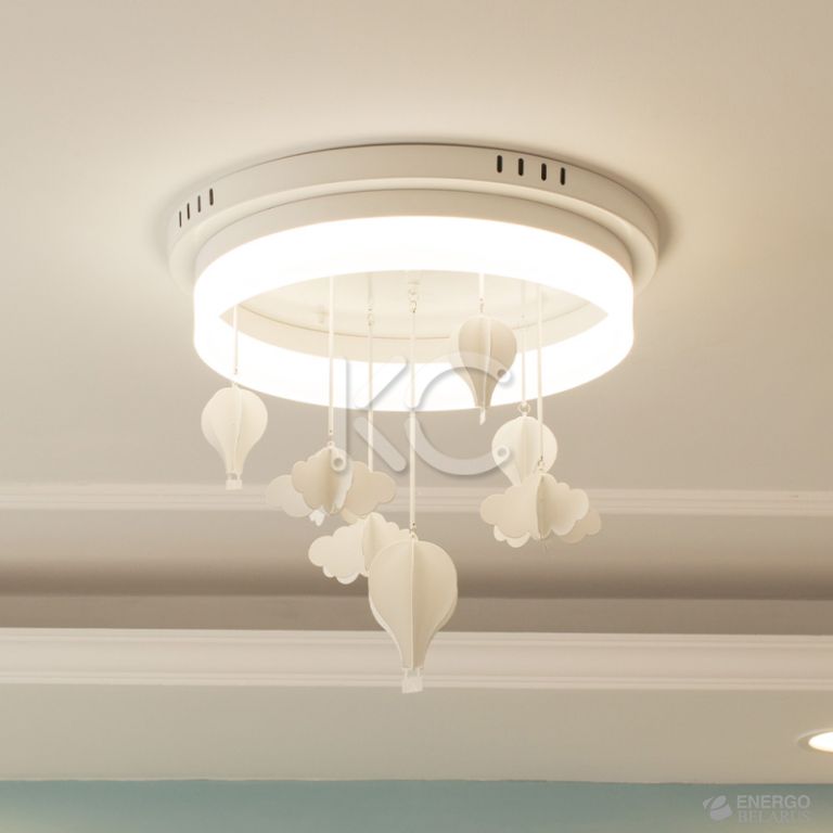 Светильник светодиодный потолочный Астерия MMD-LED D333-45см-25W, 4000K, белый, Home Light