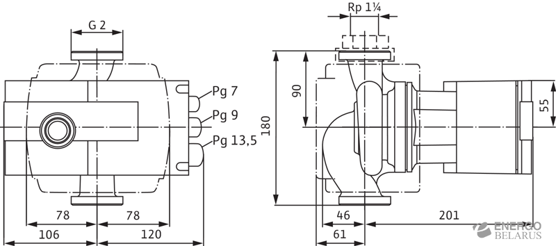 Насос циркуляционный Wilo-Stratos-Z 30/1-12 GG 2069757