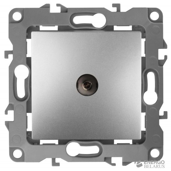 12-3101-03 ЭРА Розетка TV одиночная, IP20, Эра12, алюминий