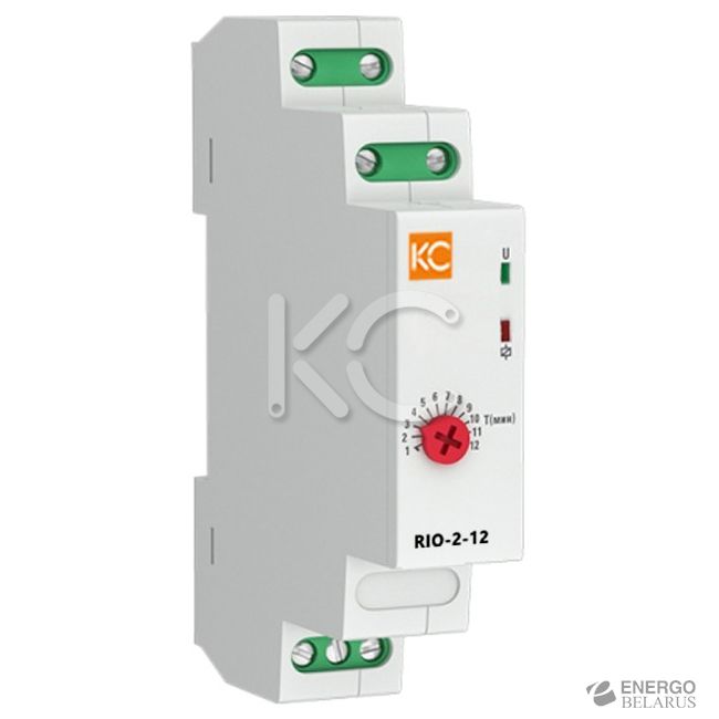 Импульсное реле с задержкой отключения RIO-2-12 (1-12 мин) КС