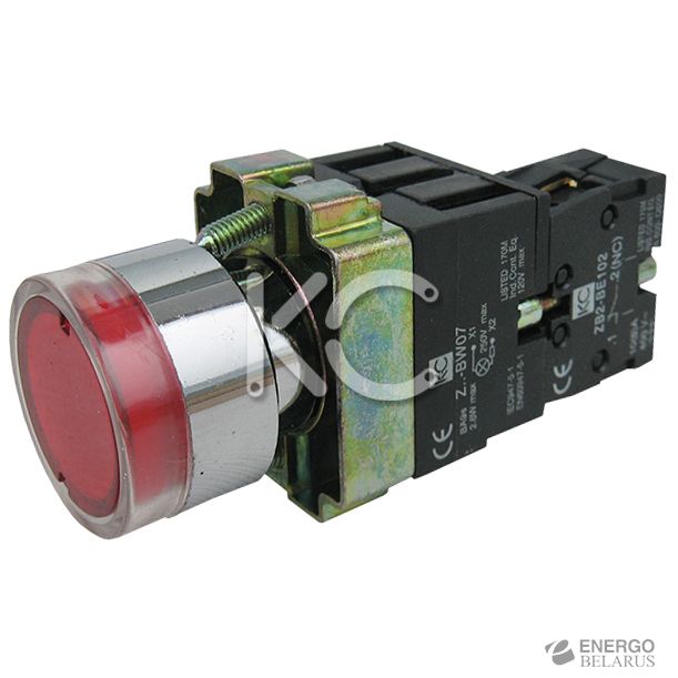 Кнопка с подсветкой LAY5-BW3471 (К) КС