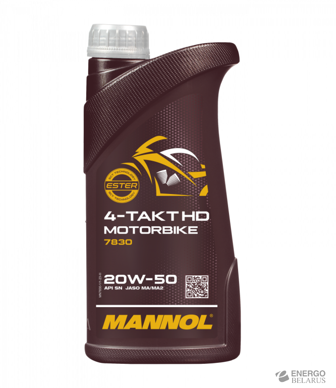 Масло моторное Mannol Motorbike 4-Takt HD 20W-50 7830