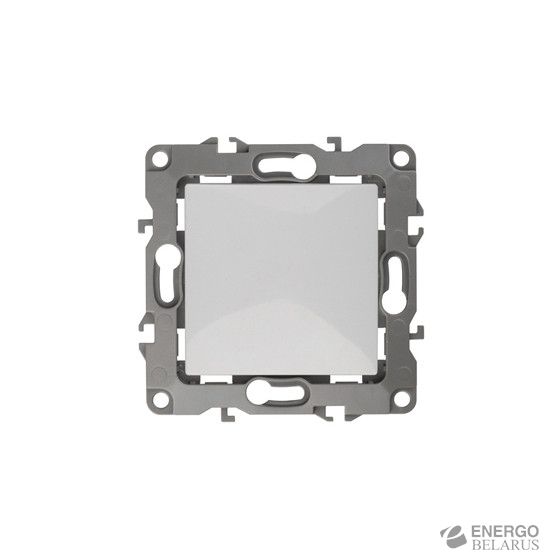 12-1001-01 ЭРА Выключатель, 10АХ-250В, IP20, без м.лапок, Эра12, белый