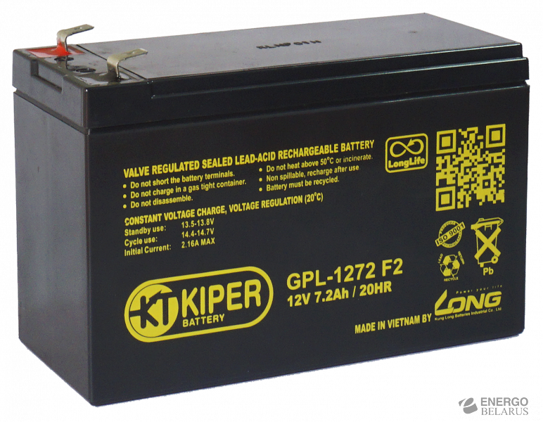   Kiper GPL-1272 F2 12V/7.2Ah