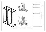 Перегородка вертикальная для шкафов серии EMS (В2200*Г800)