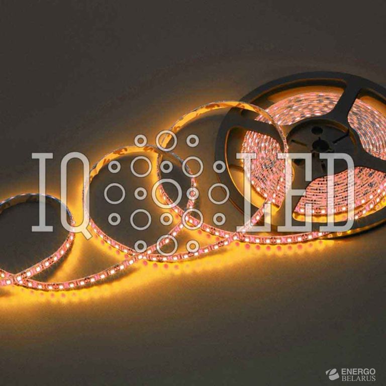 Лента светодиоидная IP65 белая основа (Желтая)