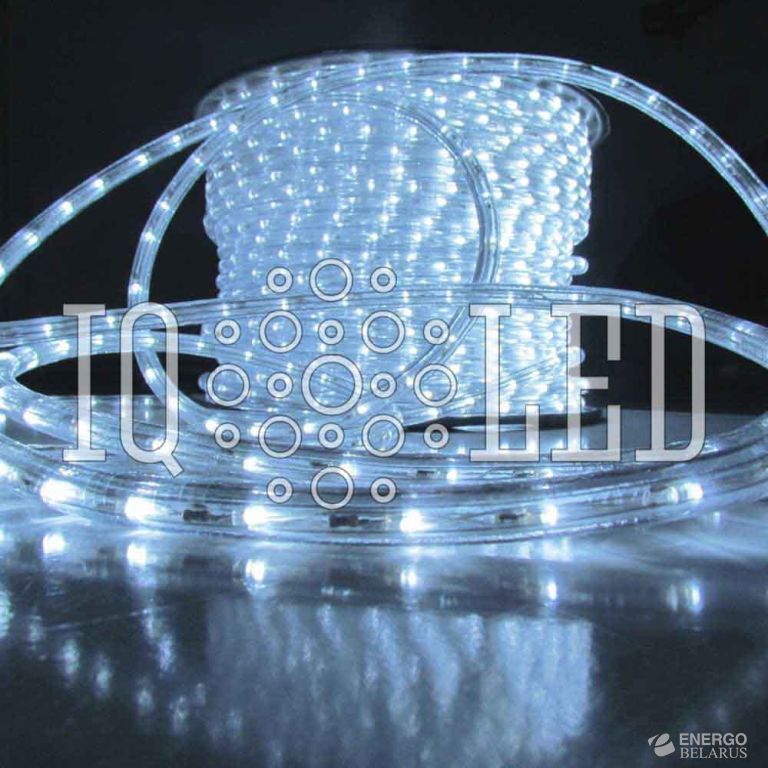 Дюралайт круглый 3W 100M 240V белый, 13мм (4м)