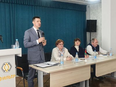 Встреча председателя ЦП с трудовым коллективом предприятия «Фильтр»