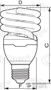 Лампа люминесцентная компактная Tornado T2 8y 23W WW E27 220-240V Philips 929689848511 / 871829166300300