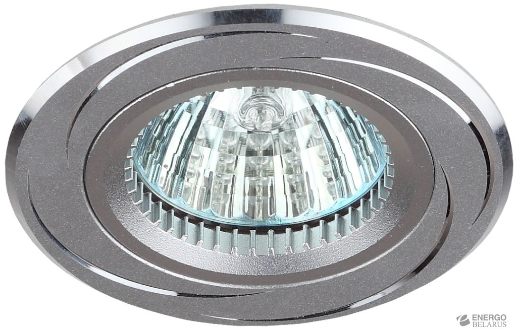 KL34 AL/SL Светильник ЭРА алюминиевый MR16,12V/220V, 50W серебро/хром (50/2700)