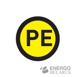 Наклейка "PE" (d20мм.) EKF PROxima