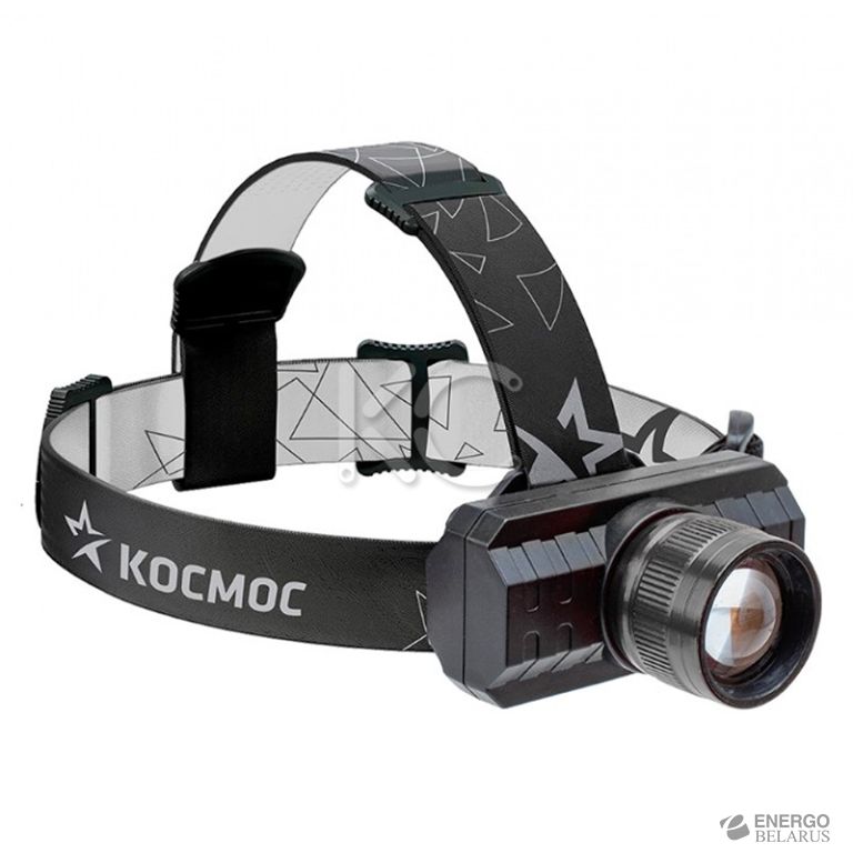 Фонарь налобный с зумом 3Вт ХРЕ литий 1200mAh зарядка micro USB шнур в компл. KocH3WZoo