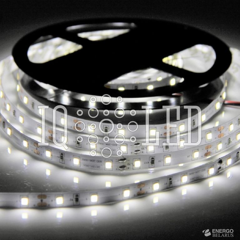 Лента светодиодная 3528 дневной белый 60LED IP20 24V 4.8W