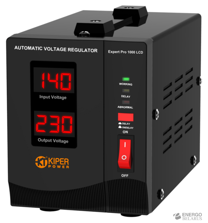 Стабилизатор напряжения Kiper Power Expert Pro 1000 LCD (1000VA/600W)