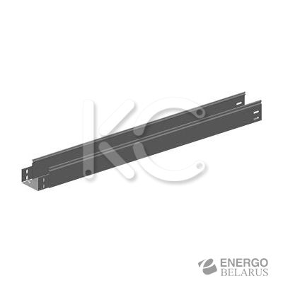 Лоток неперфорированный ЛМс-ПЗНМ 100х50-0,7ц УТ2,5 (L=2000 мм)