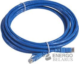 Патч-корд RJ45 UTP 5м кат.6 голубой