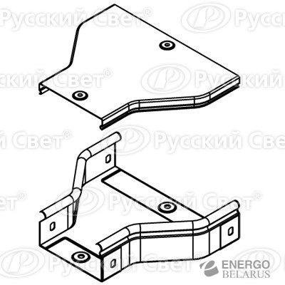 Переходник для лотка RRC 150/100 H80 ДКС 36282