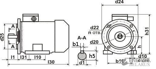 Электродвигатель АИР 250S2 75/3000