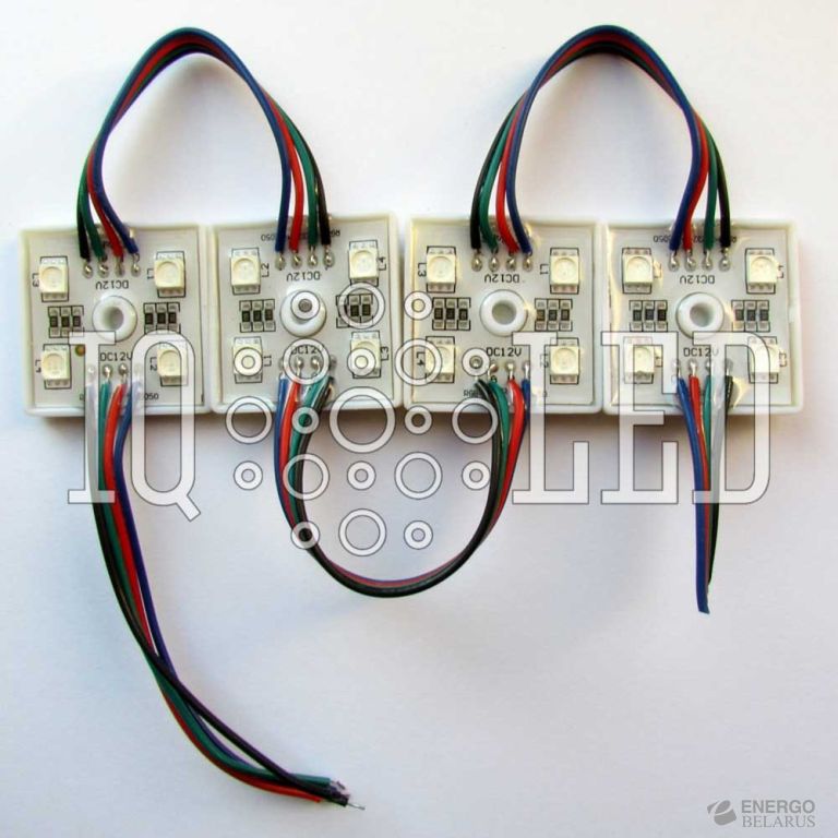 Модуль SMD 36х36х5мм, RGB