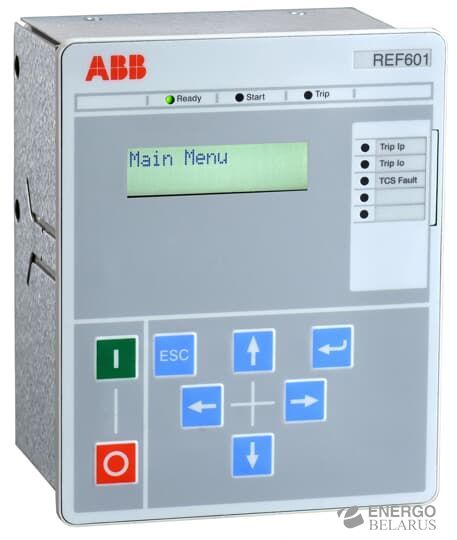 Микропроцессорное реле управления и защиты фидера 6-10 кВ Relion REF601 ABB