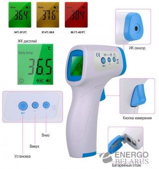 Термометр медицинский инфракрасный UnionTEST GF-Z99Y