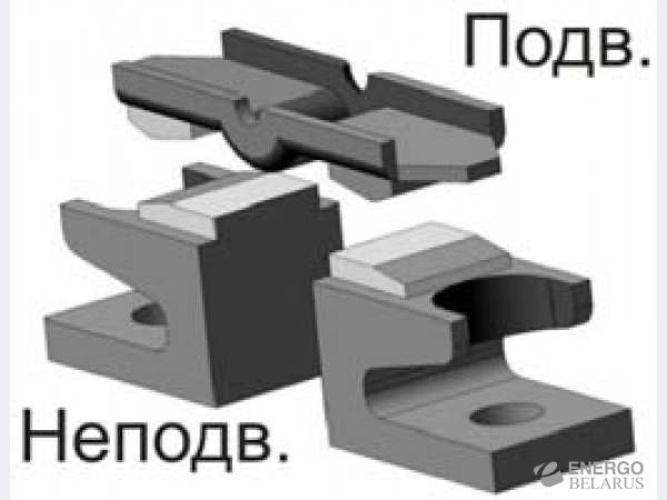 Контакт неподвижный ПМА-4000 (башмак) исп. В