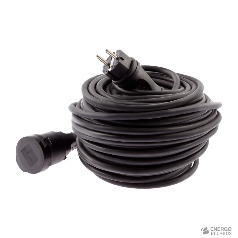 Удлинитель силовой ЭРА  UPx-1e-3x2,5-30m-IP44(KG) в бухте с заземлением 1 розетка 30 м КГ 3х2,5мм2