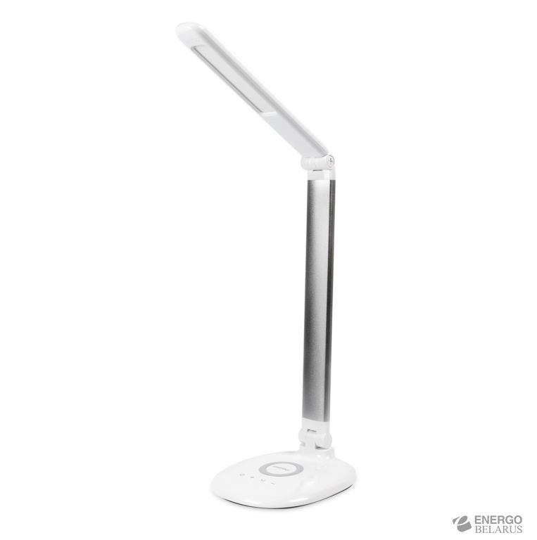 Светодиодный настольный светильник Таласса, 10 Вт, серебро (LED), Smartbuy