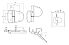 Петля накладная Essentra (Mesan) 1499-1-F-1-001