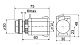 Кнопка ABLFS-22 зеленая