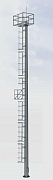 Опора высокомачтовая металлическая фланцевая граненая с лестницей ОВМФГ(л)-18