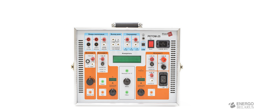 Устройство измерительное параметров релейной защиты РЕТОМ-25