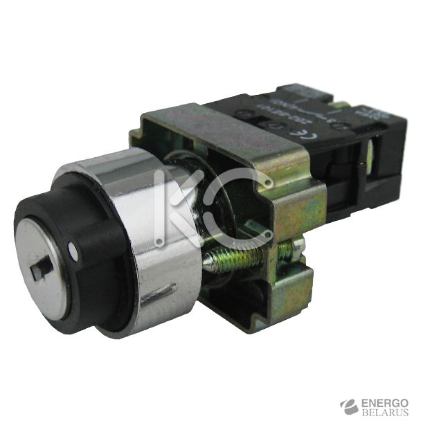 Переключатель BG61 2р с замком возвратный NO EKF