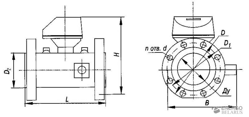 Счетчик газа турбинный СГ-16