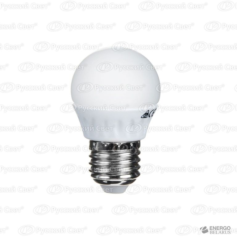 Лампа светодиодная LED GL45 7Вт 220В E27 4500К Космос Lksm_LED7wGL45E2745