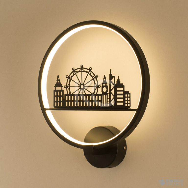 Светильник светодиодный настенный Астерия MMD-LED C070-5-14W, 4000K, черный, Home Light