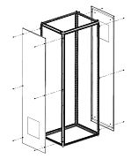 Комплект боковых стенок для монтажа вентилятора PF (В1800*Г1000)