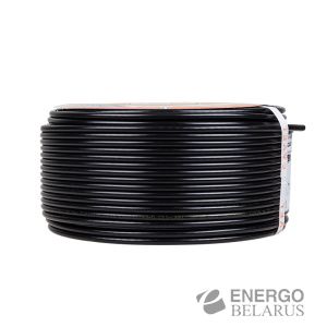 Кабель коаксиальный CAVEL SAT 703 B, Cu/Al/CuSn, 75%, 75 Ом, бухта 100 м, черный