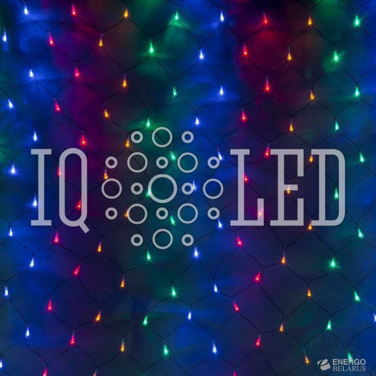 Сеть с контроллером 230V 3.0*1.0м (мульти./чер.пр)