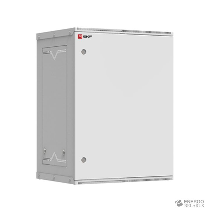 Шкаф телекоммуникационный настенный разборный 15U (600х450) дверь металл, Astra A серия EKF Basic