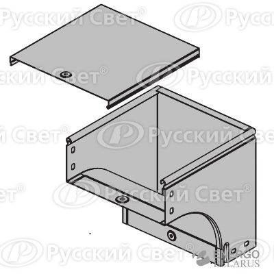 Крышка CDV90 на угол верт. внеш. осн. 400 ДКС 38345