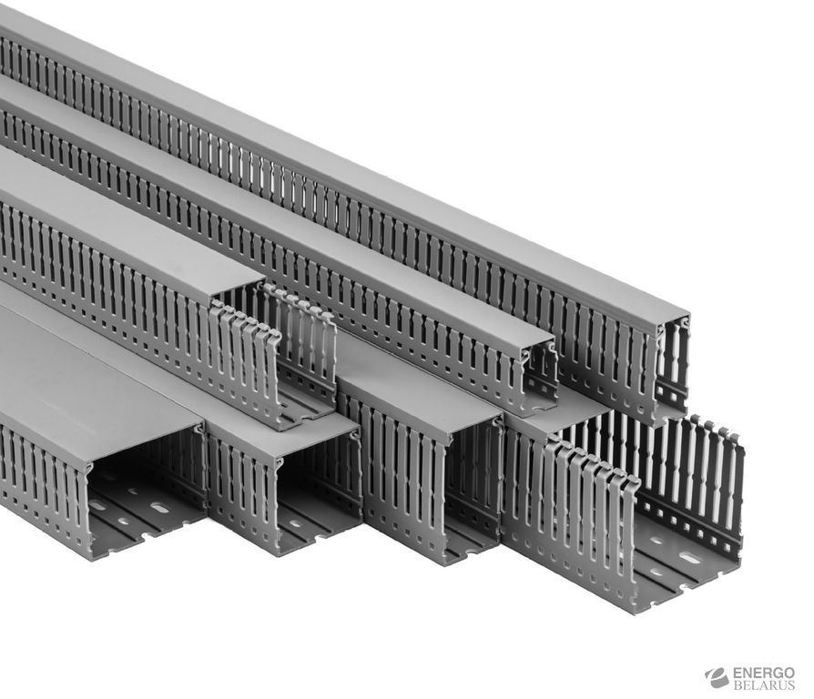 Кабель-канал 40х60 PDK4060 (ШхВ), перфорированный, Plastim
